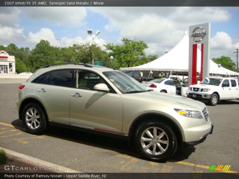 Serengeti Sand Metallic / Wheat 2007 Infiniti FX 35 AWD