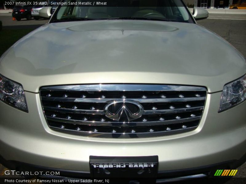 Serengeti Sand Metallic / Wheat 2007 Infiniti FX 35 AWD
