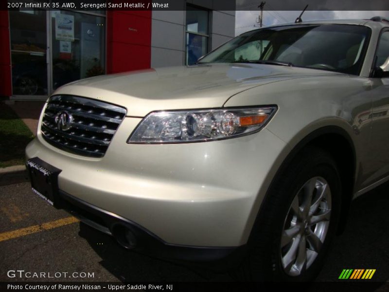 Serengeti Sand Metallic / Wheat 2007 Infiniti FX 35 AWD