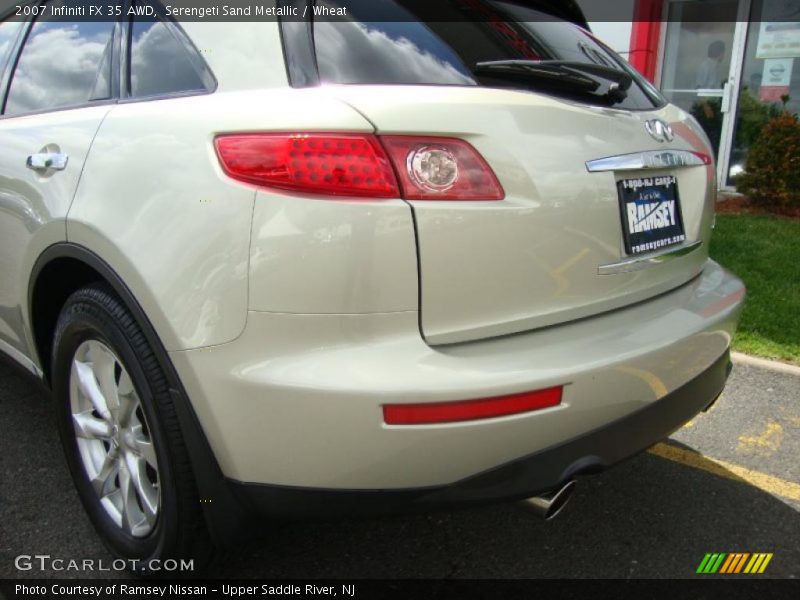 Serengeti Sand Metallic / Wheat 2007 Infiniti FX 35 AWD