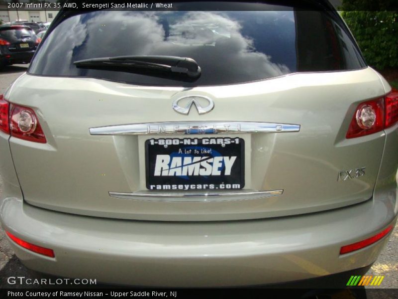 Serengeti Sand Metallic / Wheat 2007 Infiniti FX 35 AWD