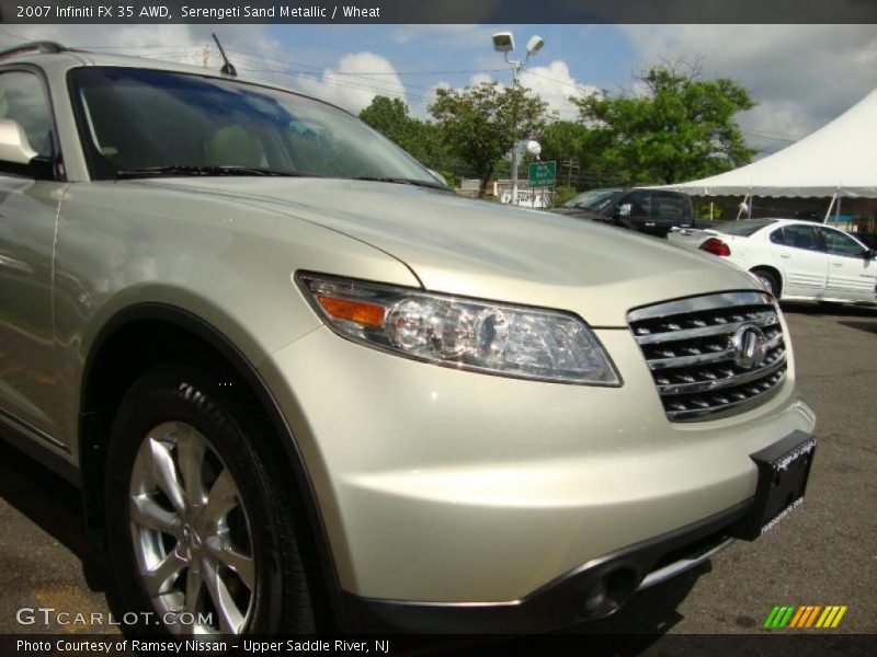 Serengeti Sand Metallic / Wheat 2007 Infiniti FX 35 AWD