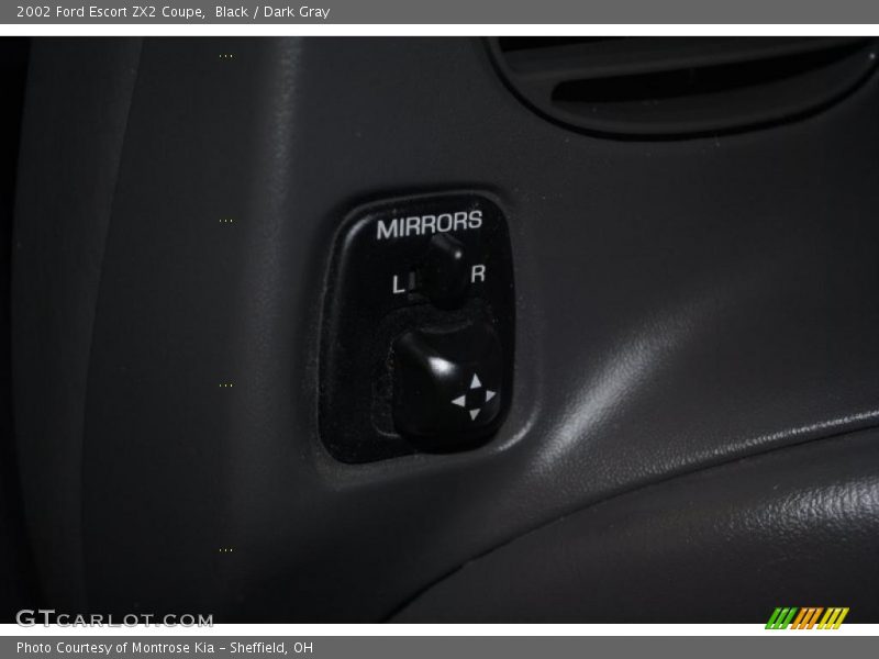 Black / Dark Gray 2002 Ford Escort ZX2 Coupe