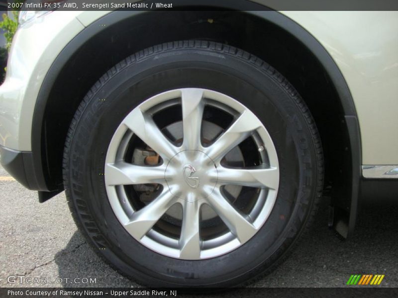Serengeti Sand Metallic / Wheat 2007 Infiniti FX 35 AWD