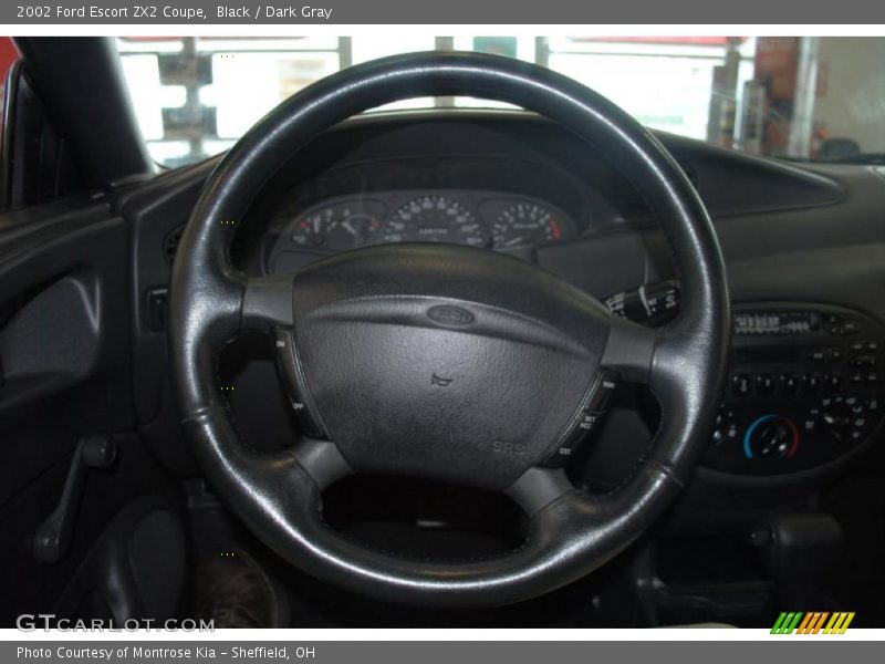Black / Dark Gray 2002 Ford Escort ZX2 Coupe