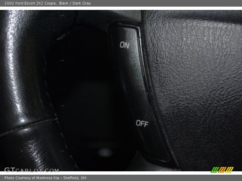 Black / Dark Gray 2002 Ford Escort ZX2 Coupe