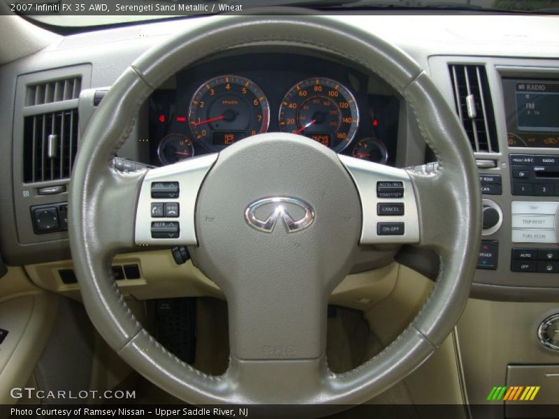 Serengeti Sand Metallic / Wheat 2007 Infiniti FX 35 AWD
