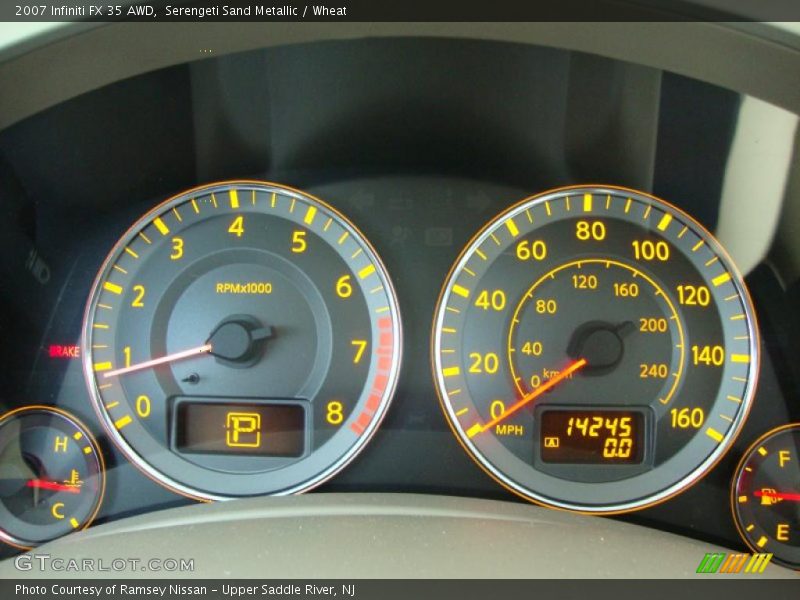 Serengeti Sand Metallic / Wheat 2007 Infiniti FX 35 AWD
