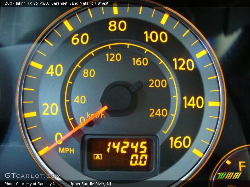 Serengeti Sand Metallic / Wheat 2007 Infiniti FX 35 AWD