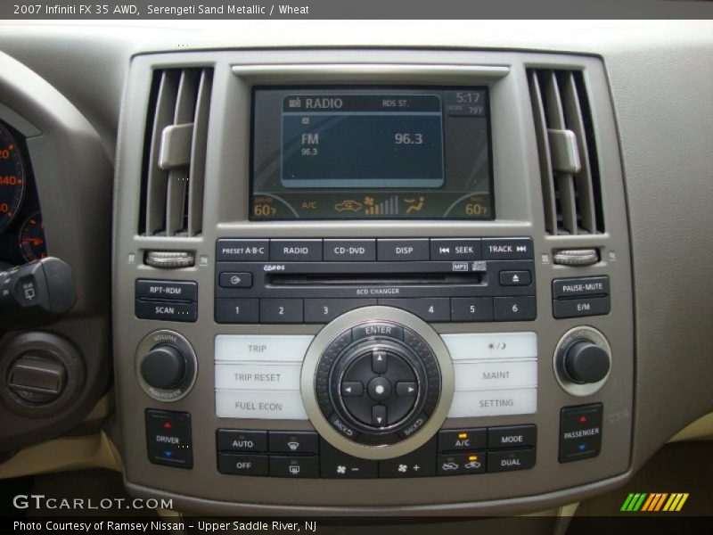 Serengeti Sand Metallic / Wheat 2007 Infiniti FX 35 AWD