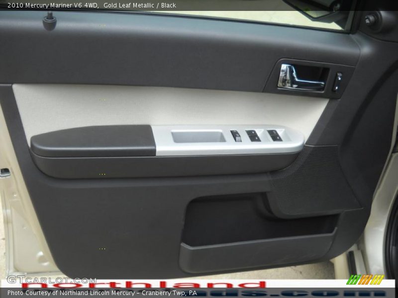 Gold Leaf Metallic / Black 2010 Mercury Mariner V6 4WD