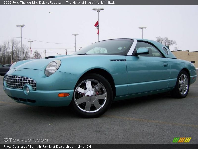 Thunderbird Blue / Midnight Black 2002 Ford Thunderbird Deluxe Roadster