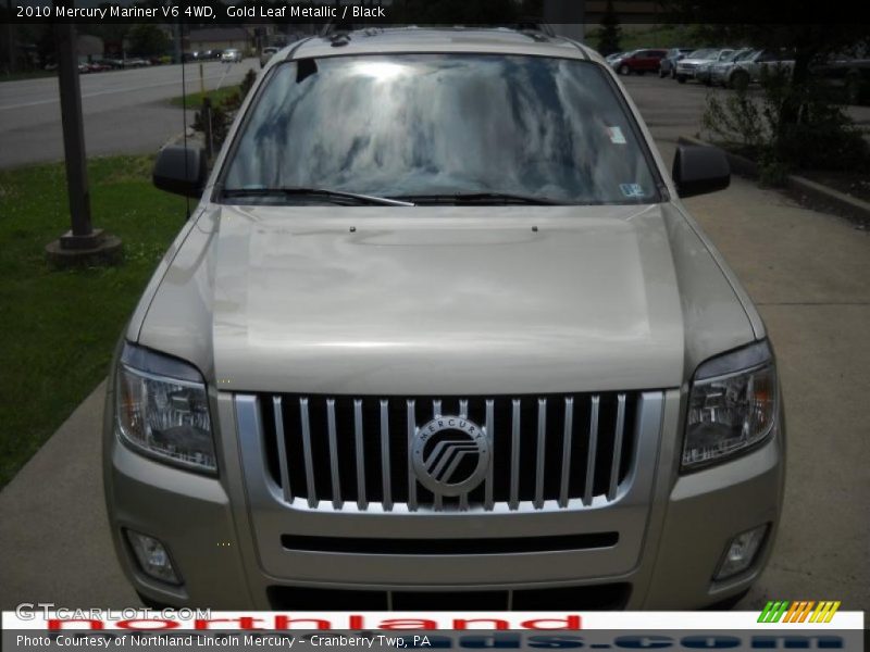 Gold Leaf Metallic / Black 2010 Mercury Mariner V6 4WD