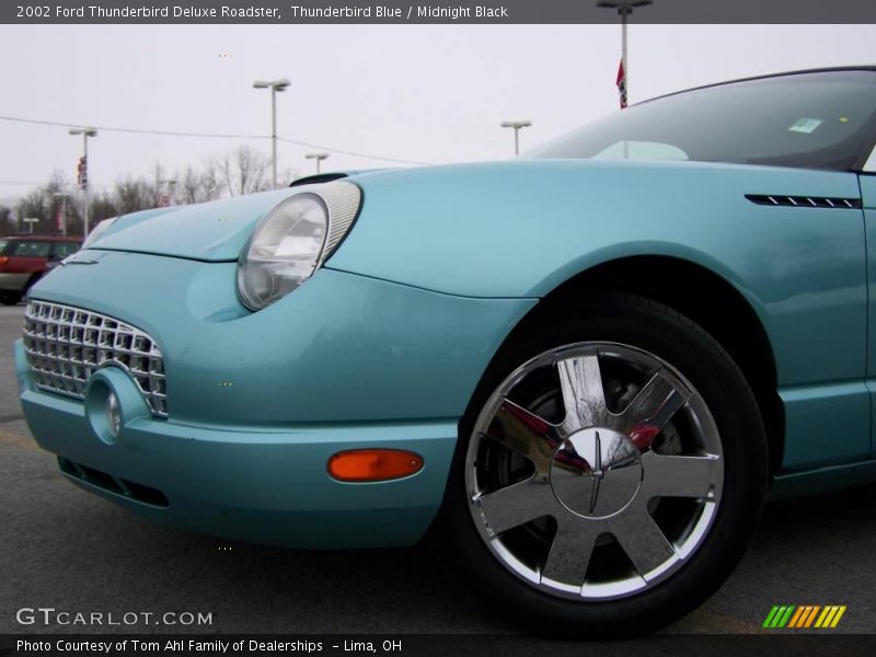 Thunderbird Blue / Midnight Black 2002 Ford Thunderbird Deluxe Roadster