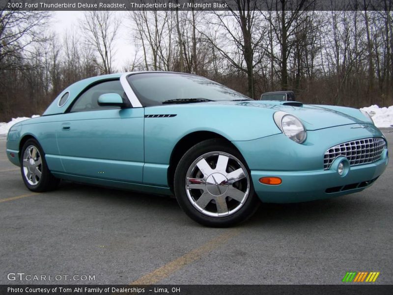 Thunderbird Blue / Midnight Black 2002 Ford Thunderbird Deluxe Roadster