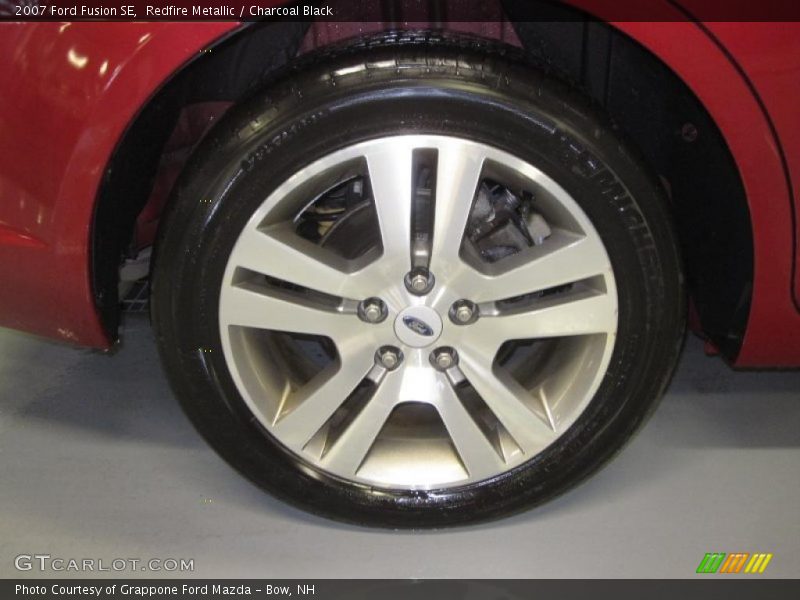 Redfire Metallic / Charcoal Black 2007 Ford Fusion SE