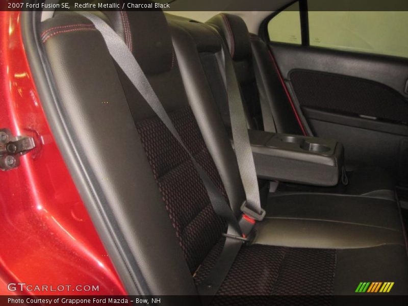 Redfire Metallic / Charcoal Black 2007 Ford Fusion SE