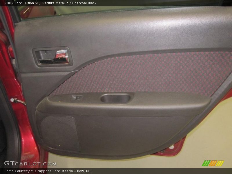 Redfire Metallic / Charcoal Black 2007 Ford Fusion SE
