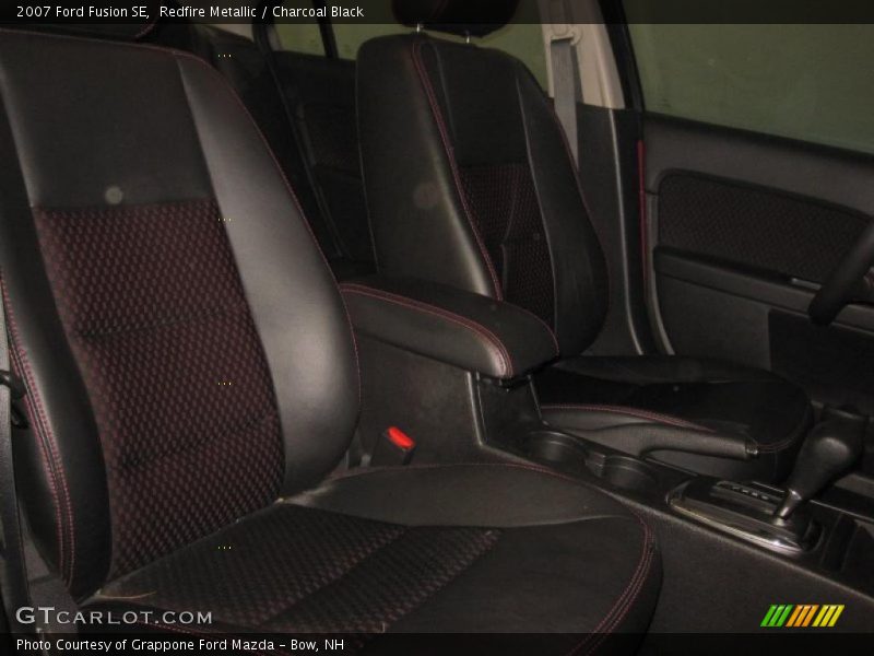 Redfire Metallic / Charcoal Black 2007 Ford Fusion SE