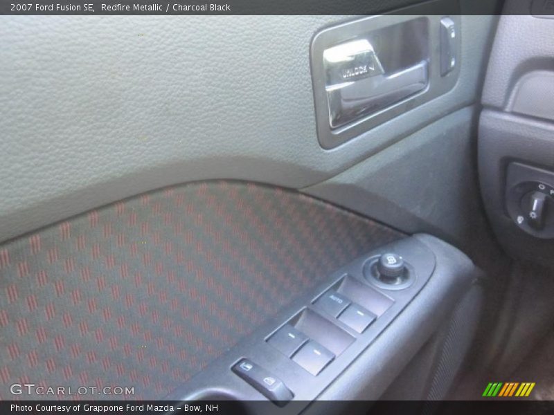 Redfire Metallic / Charcoal Black 2007 Ford Fusion SE