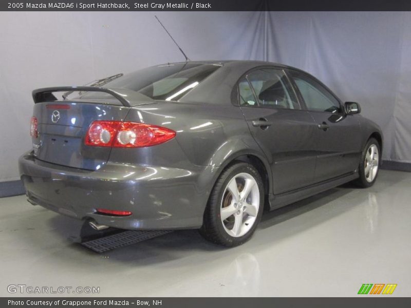 Steel Gray Metallic / Black 2005 Mazda MAZDA6 i Sport Hatchback