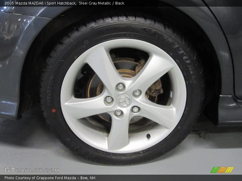 Steel Gray Metallic / Black 2005 Mazda MAZDA6 i Sport Hatchback