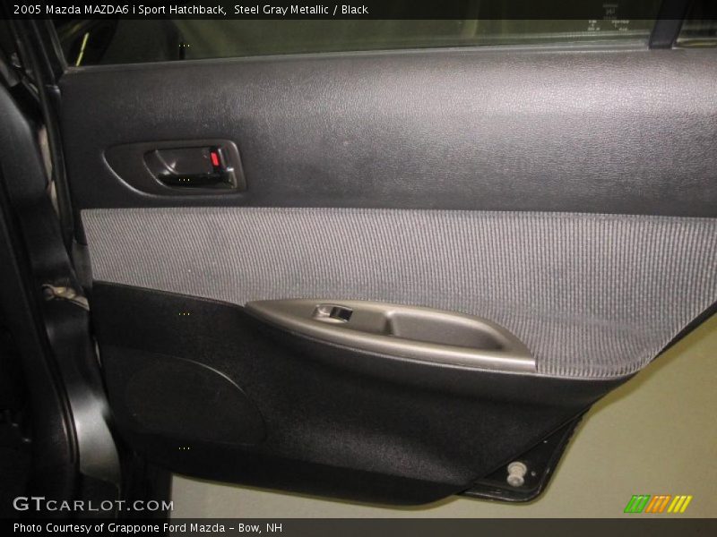 Steel Gray Metallic / Black 2005 Mazda MAZDA6 i Sport Hatchback
