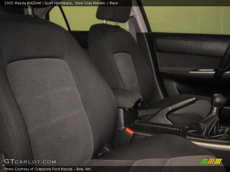 Steel Gray Metallic / Black 2005 Mazda MAZDA6 i Sport Hatchback
