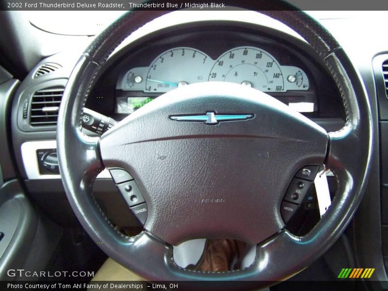 Thunderbird Blue / Midnight Black 2002 Ford Thunderbird Deluxe Roadster