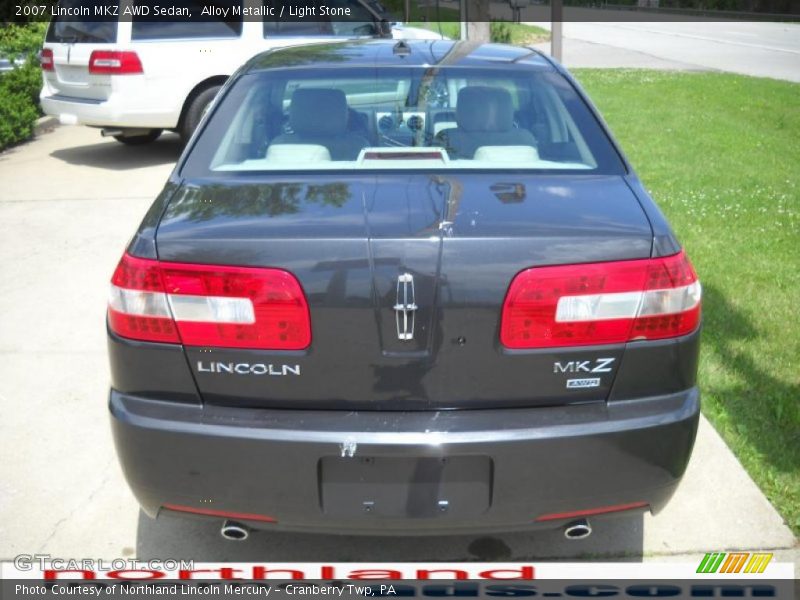 Alloy Metallic / Light Stone 2007 Lincoln MKZ AWD Sedan