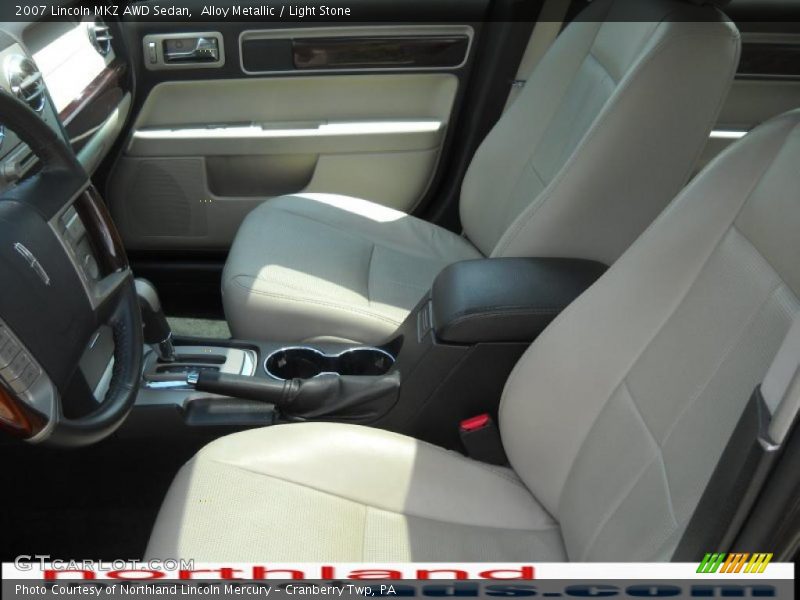 Alloy Metallic / Light Stone 2007 Lincoln MKZ AWD Sedan