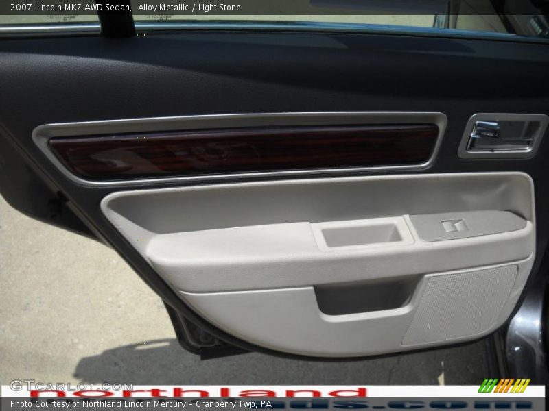 Alloy Metallic / Light Stone 2007 Lincoln MKZ AWD Sedan