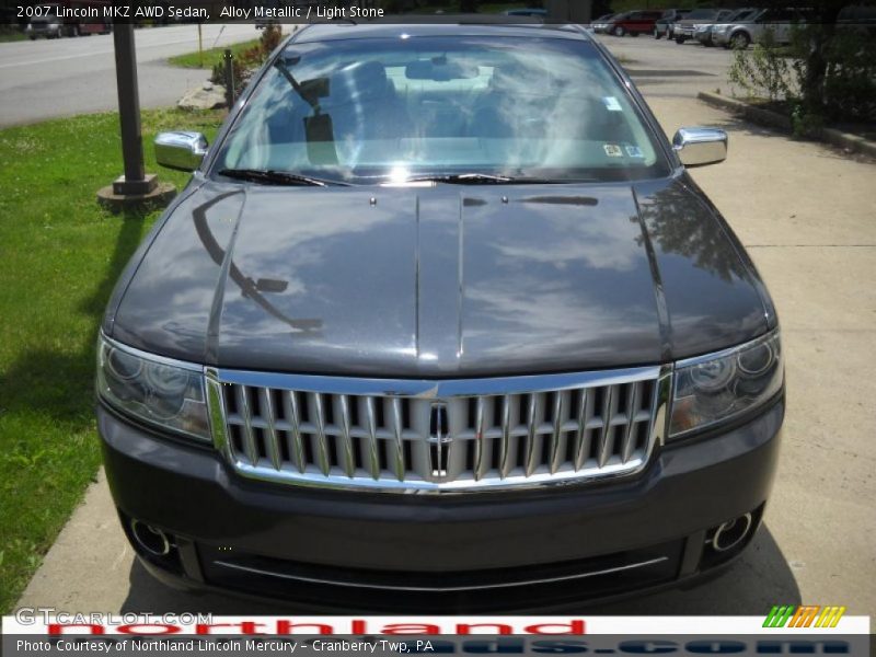 Alloy Metallic / Light Stone 2007 Lincoln MKZ AWD Sedan