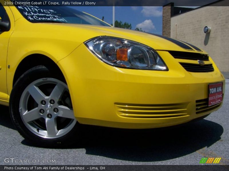 Rally Yellow / Ebony 2009 Chevrolet Cobalt LT Coupe