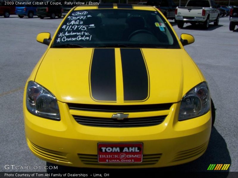 Rally Yellow / Ebony 2009 Chevrolet Cobalt LT Coupe