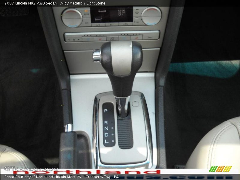 Alloy Metallic / Light Stone 2007 Lincoln MKZ AWD Sedan