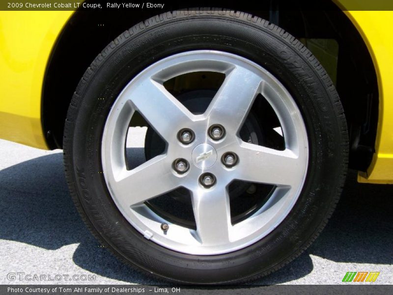 Rally Yellow / Ebony 2009 Chevrolet Cobalt LT Coupe