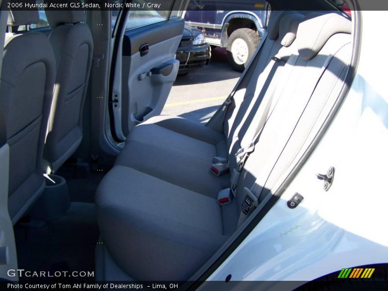 Nordic White / Gray 2006 Hyundai Accent GLS Sedan