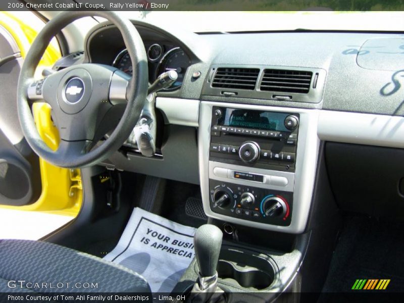 Rally Yellow / Ebony 2009 Chevrolet Cobalt LT Coupe
