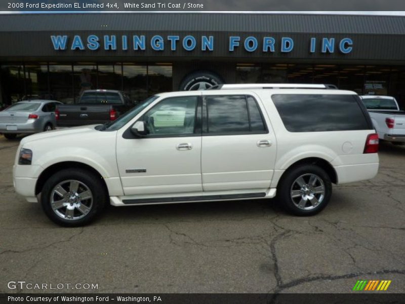 White Sand Tri Coat / Stone 2008 Ford Expedition EL Limited 4x4