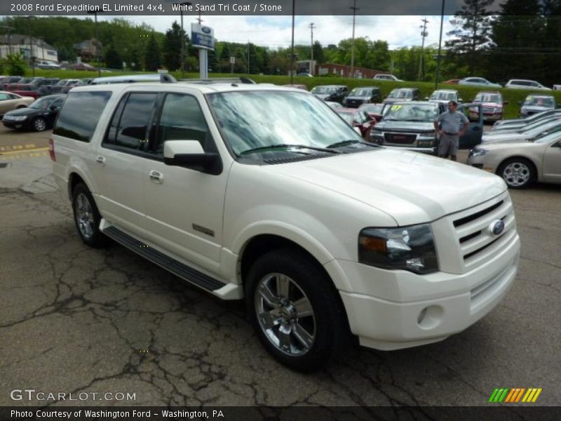 White Sand Tri Coat / Stone 2008 Ford Expedition EL Limited 4x4