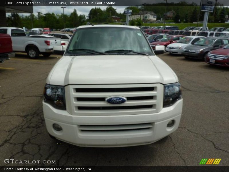 White Sand Tri Coat / Stone 2008 Ford Expedition EL Limited 4x4