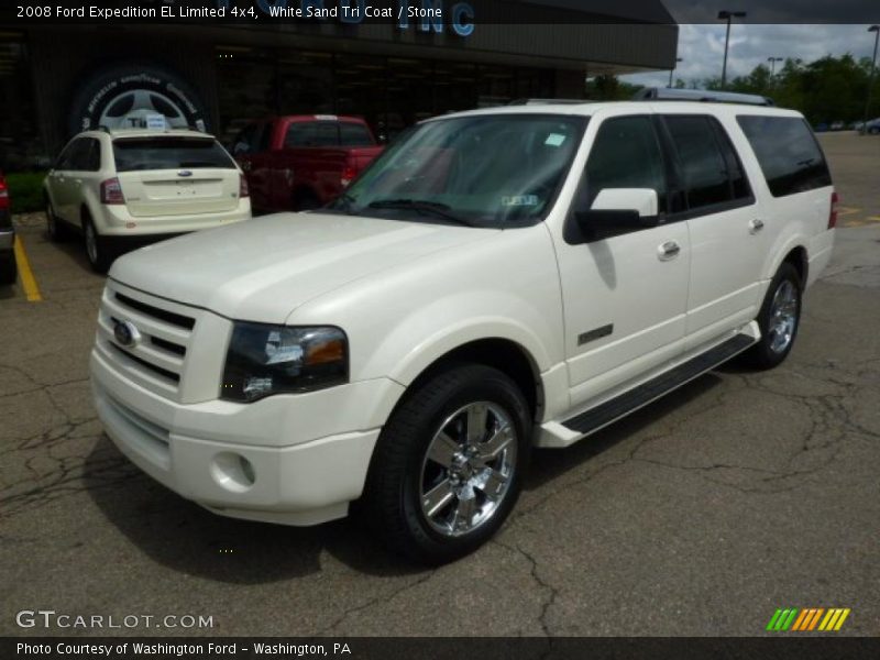 White Sand Tri Coat / Stone 2008 Ford Expedition EL Limited 4x4