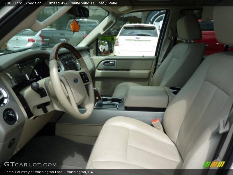 White Sand Tri Coat / Stone 2008 Ford Expedition EL Limited 4x4