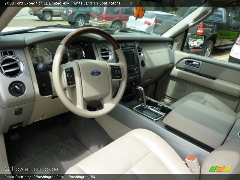 White Sand Tri Coat / Stone 2008 Ford Expedition EL Limited 4x4