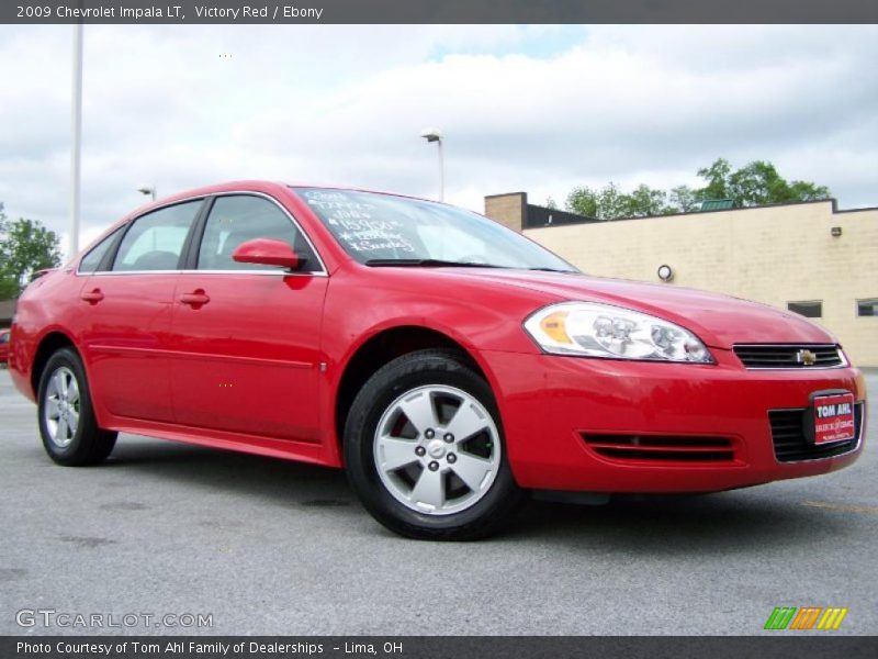 Victory Red / Ebony 2009 Chevrolet Impala LT