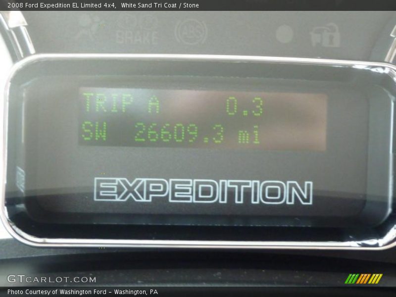 White Sand Tri Coat / Stone 2008 Ford Expedition EL Limited 4x4