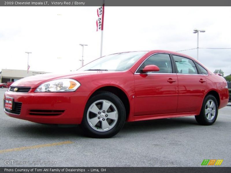 Victory Red / Ebony 2009 Chevrolet Impala LT