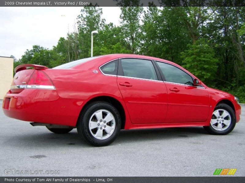 Victory Red / Ebony 2009 Chevrolet Impala LT
