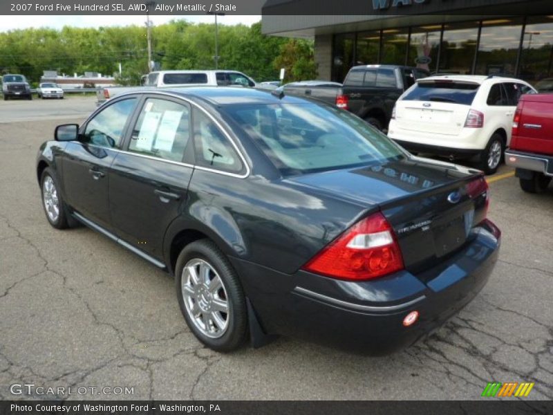 Alloy Metallic / Shale 2007 Ford Five Hundred SEL AWD